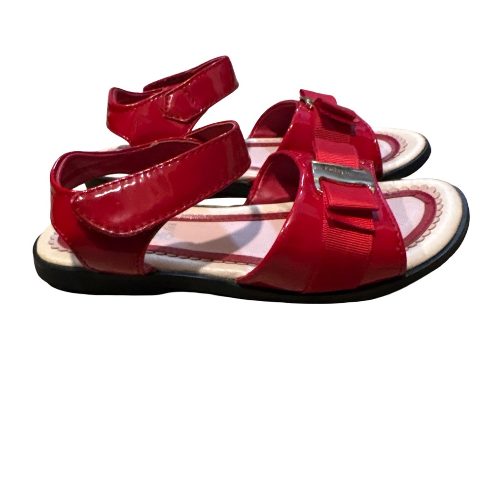 Ferragamo Red Kids Sandals - size 13 - Picture 2 of 6